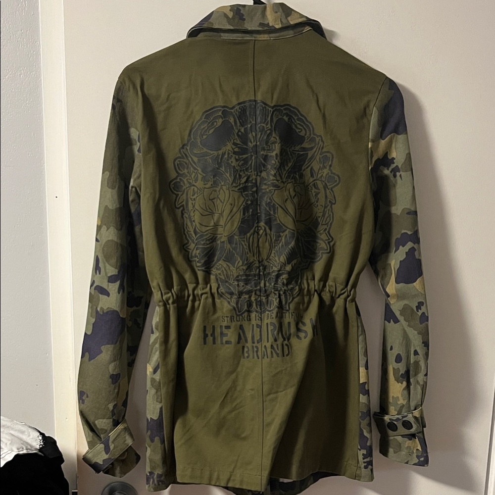 Olive Camouflage Field Jacket